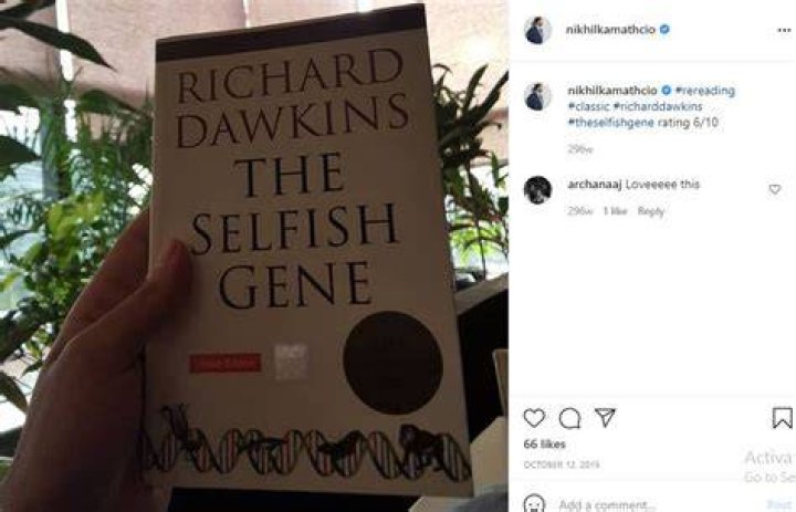 Nikhil Kamath loves reading