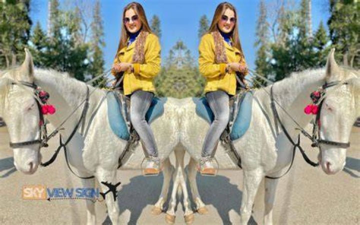 Rabeeca Khan loves horse riding