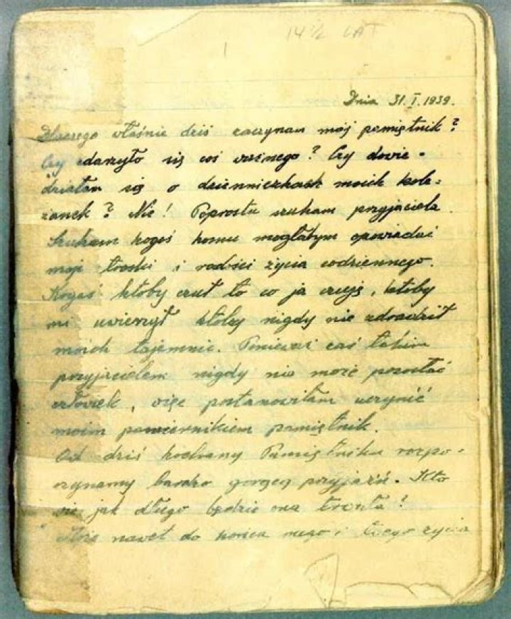 Renia Spiegel Diary Entry