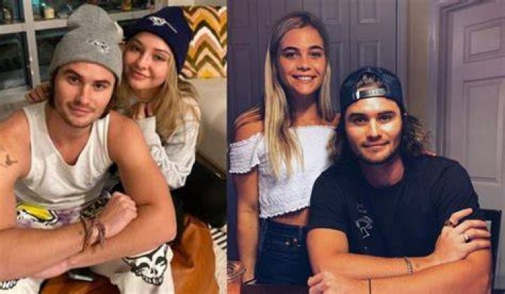 Rylie Walker with her brother