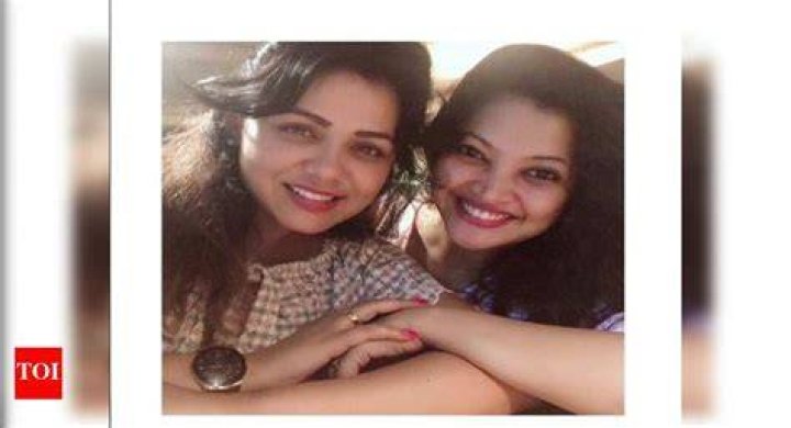 Shalmalee with her bestie