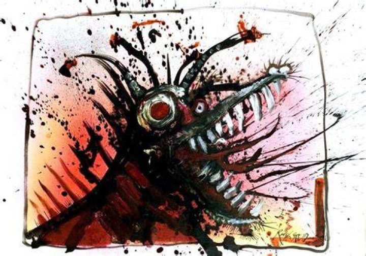 Surreal Ralph Steadman Art
