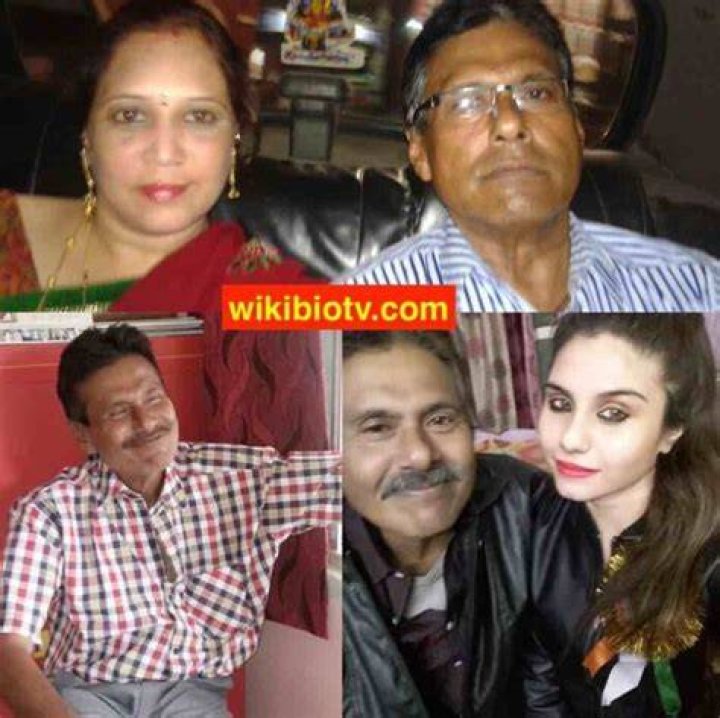 Taniya Chatterjee with parents