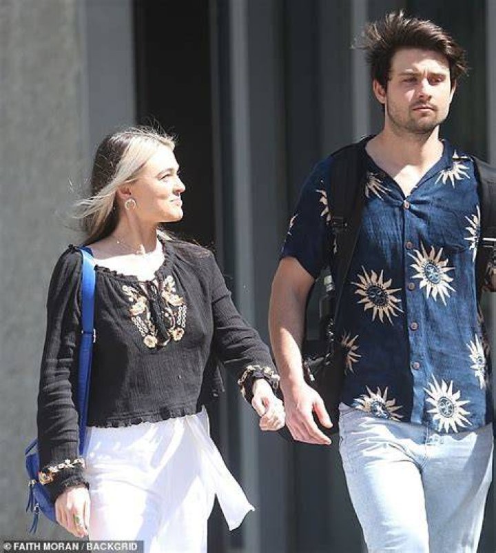 Tash with her partner Jack Higgs