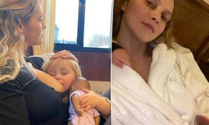 Teresa palmer breastfeeding nursing