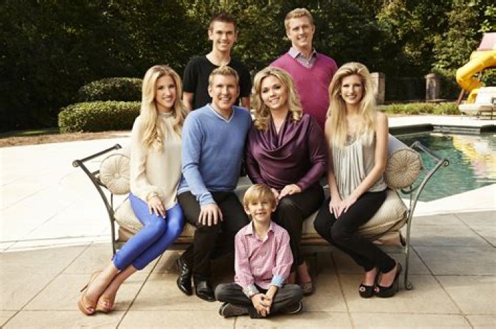 Todd Chrisley with his family