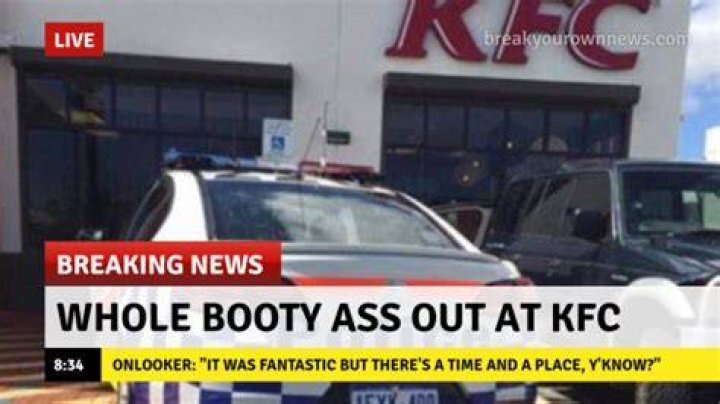 V-gan Booty at KFC