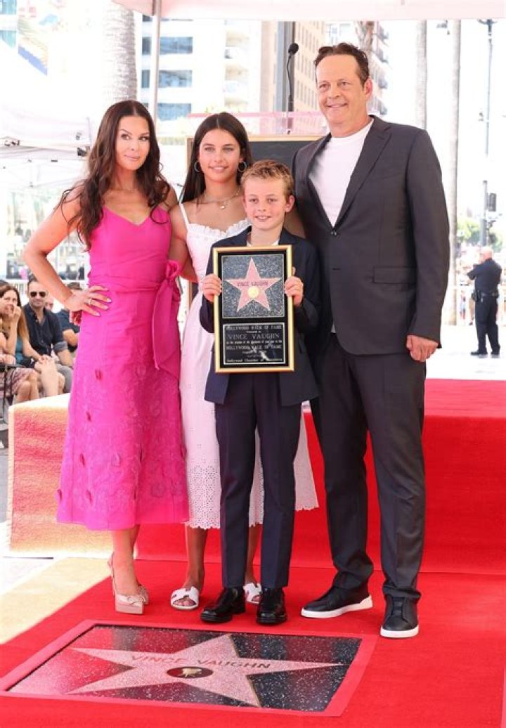 Vince with his friend Alexandra Fisher