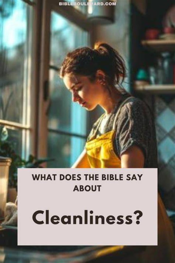 What does cleanliness mean in the bible