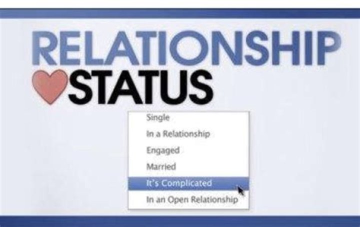 Why would a man hide his relationship status on Facebook?