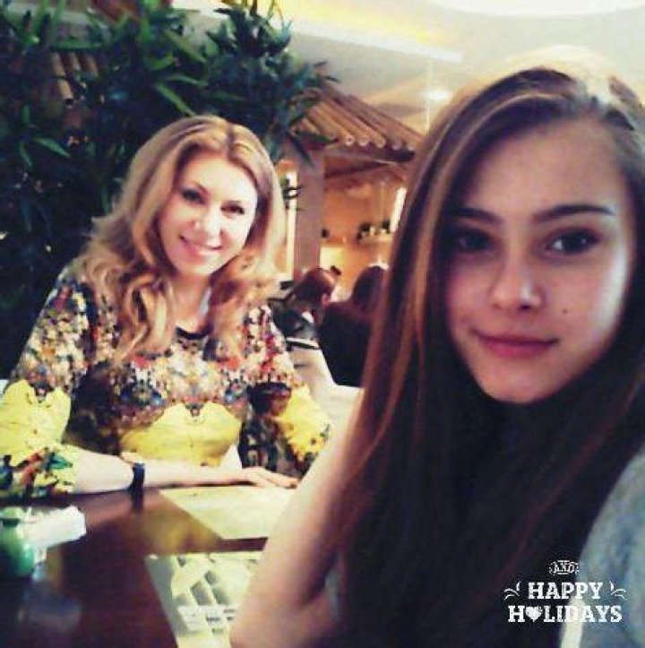 Yulia Tarasevich and her daughter